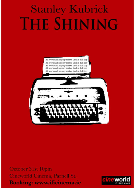 The Shining 23 Poster Canvas Movie Film Print A0 A1 A2 A3 A4 A5 A6 Art Wall Deco