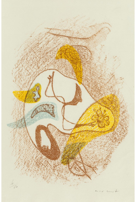 Max Ernst - Untitled 1954 Poster Canvas Movie Film Print A0 A1 A2 A3 A4 A5 A6 Ar