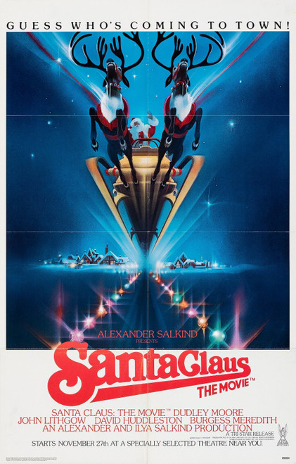 Santa Claus_ The Movie (1985)_1 Poster Canvas Movie Film Print A0 A1 A2 A3 A4 A5