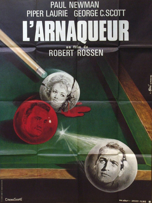 The Hustler (1961)_2 Poster Canvas Movie Film Print A0 A1 A2 A3 A4 A5 A6 Art Wal