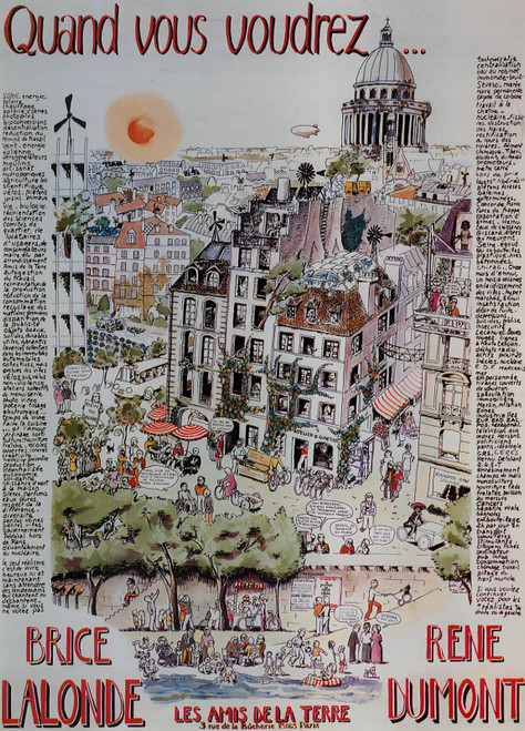 1976 Brice Quand vous voudrez... Les Amis de la Terre Municipales de 1977, P