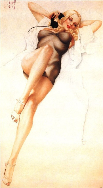 Alberto_Vargas_Pin-Up_Art_348 Art Gallery Poster Canvas Print Wall Decoration A0