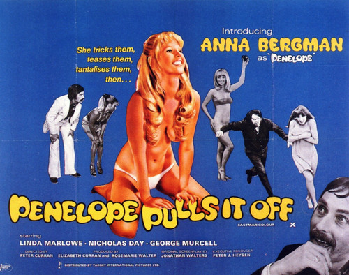 Penelope Pulls It Off 01 Poster Canvas Movie Film Print A0 A1 A2 A3 A4 A5 A6 Art
