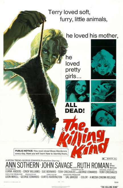Killing Kind 01 Poster Canvas Movie Film Print A0 A1 A2 A3 A4 A5 A6 Art Wall Dec