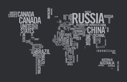 world map words Poster Canvas Movie Film Print A0 A1 A2 A3 A4 A5 A6 Art Wall Dec