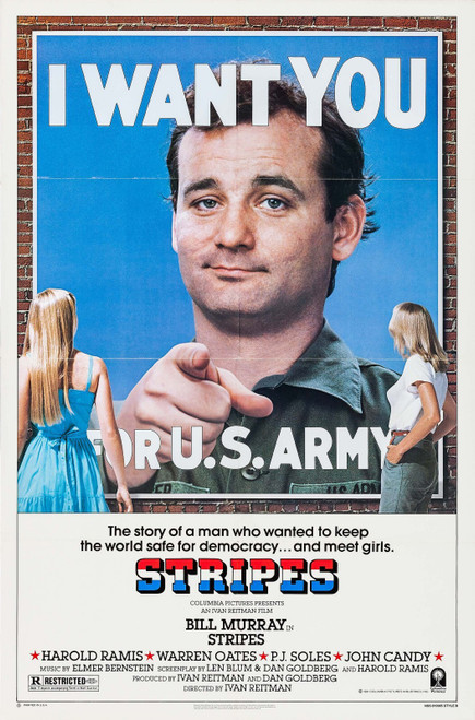Stripes (1981)_1 Poster Canvas Movie Film Print A0 A1 A2 A3 A4 A5 A6 Art Wall De