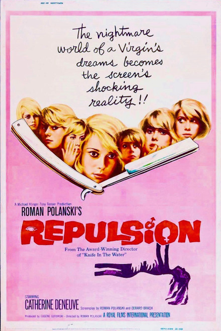 REPULSION (1965) 1 Poster Canvas Movie Film Print A0 A1 A2 A3 A4 A5 A6 Art Wall