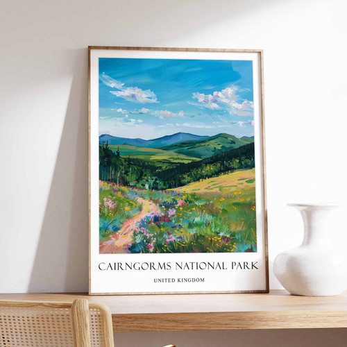 1_Cairngorms Poster, Scotland Poster, Scottish Highlands Poster, Nature Poster,