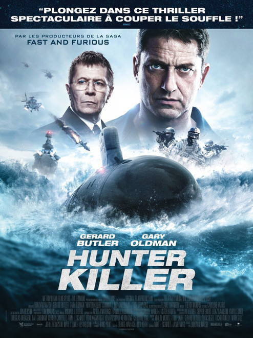 Hunter Killer (2018)_8 Poster Canvas Movie Film Print A0 A1 A2 A3 A4 A5 A6 Art W