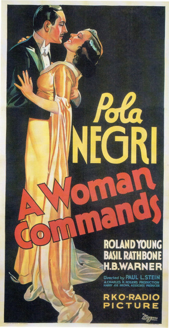 A Woman Commands-1932 Poster Canvas Movie Film Print A0 A1 A2 A3 A4 A5 A6 Art Wa