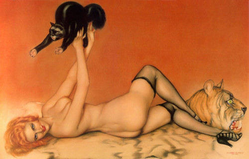 Alberto_Vargas_Pin-Up_Art_021 Art Gallery Poster Canvas Print Wall Decoration A0