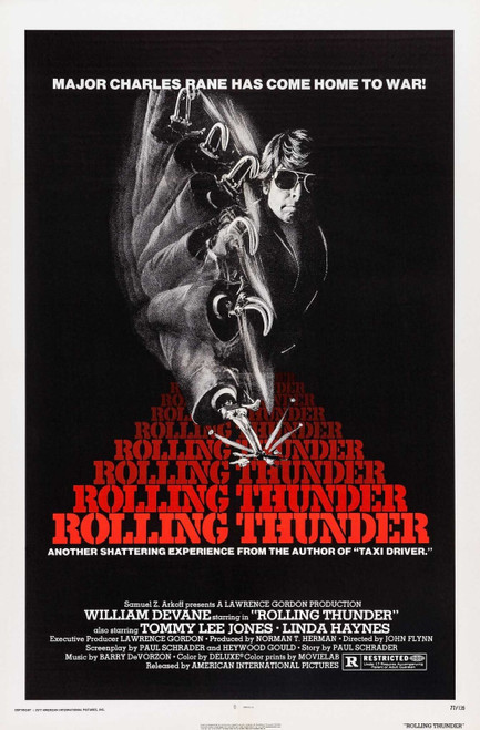 Rolling Thunder (1977)_0 Poster Canvas Movie Film Print A0 A1 A2 A3 A4 A5 A6 Art