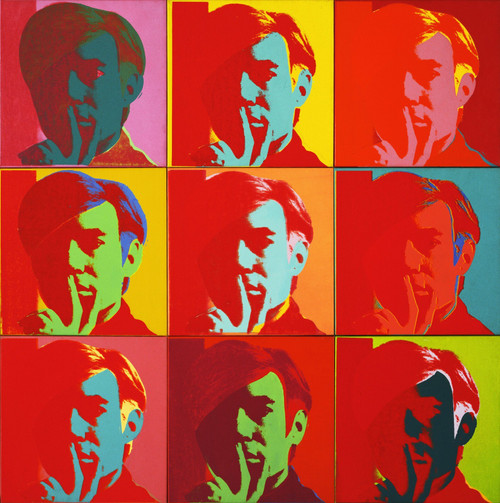 Andy Warhol - Self-Portrait Poster Canvas Print Art Painting Decor Reprint wall