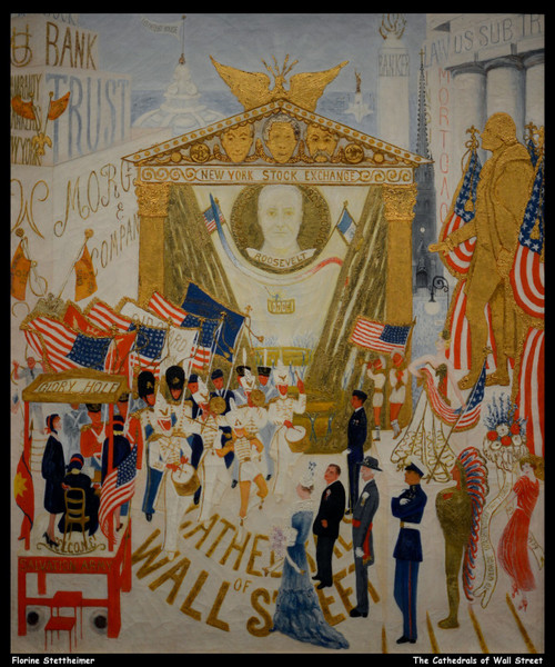 florine-stettheimer---the-cathedrals-of-wall-street--jpb_21319196894_o(1) Poster
