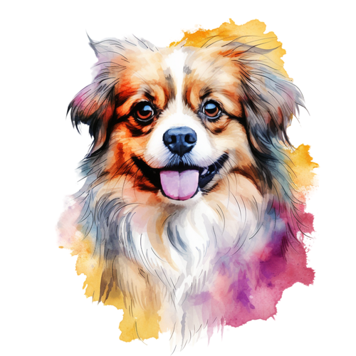 Tibetan Spaniel (3) Poster Canvas Movie Film Print A0 A1 A2 A3 A4 A5 A6 Art Wall