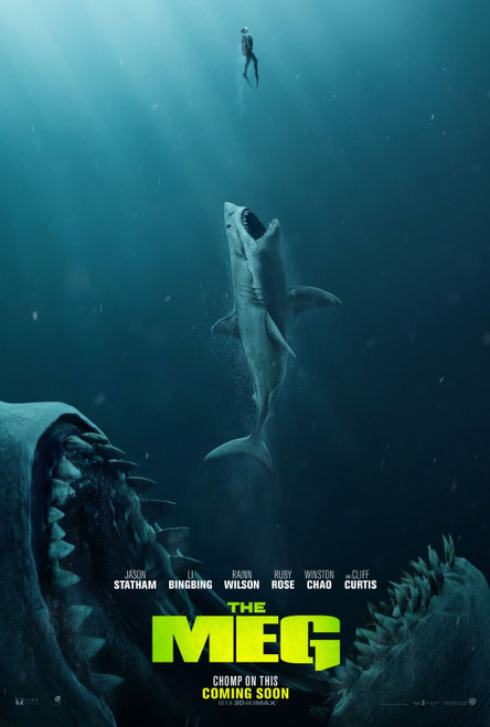 The Meg 6 Poster Canvas Movie Film Print A0 A1 A2 A3 A4 A5 A6 Art Wall Decorati