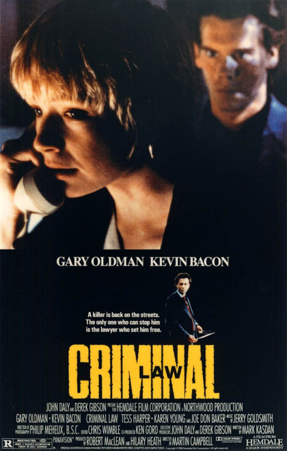 Criminal Law (1989)_0 Movie Film Poster Canvas iconic design