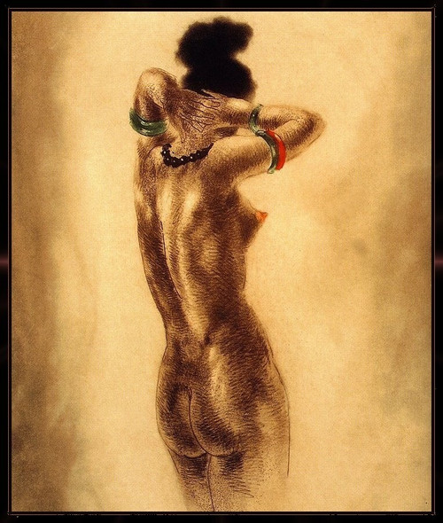 lo_louis_icart_erotica_11 Poster Canvas Print Art Painting Decor Reprint wall A0