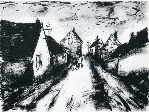 Maurice de Vlaminck - Painting nr 168 Poster Canvas Movie Film Print A0 A1 A2 A3