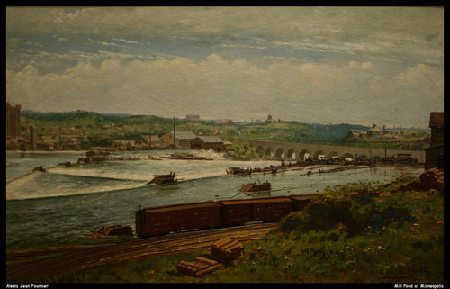alexis-jean-fournier---mill-pond-at-minneapolis--jpb_17102192192_o(1) Poster Can
