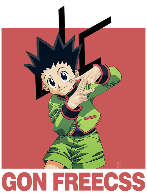 Gon Freecss 45 Poster Canvas Fanmade Prints A0 A1 A2 A3 A4 A5 A6