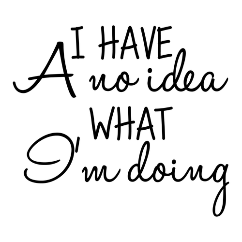 i have a no idea what i m doing Poster Canvas Movie Film Print A0 A1 A2 A3 A4 A5