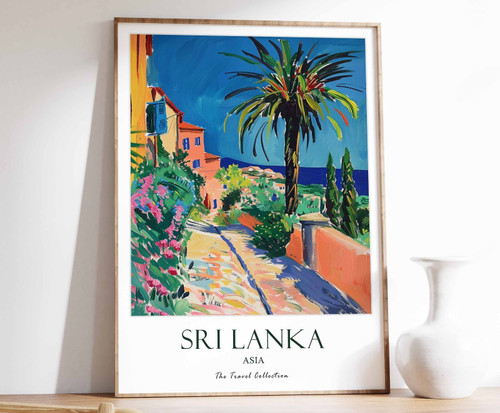 11_Sri Lanka Print, Sri Lanka Travel Poster, Middle East Travel Print, Islamic D