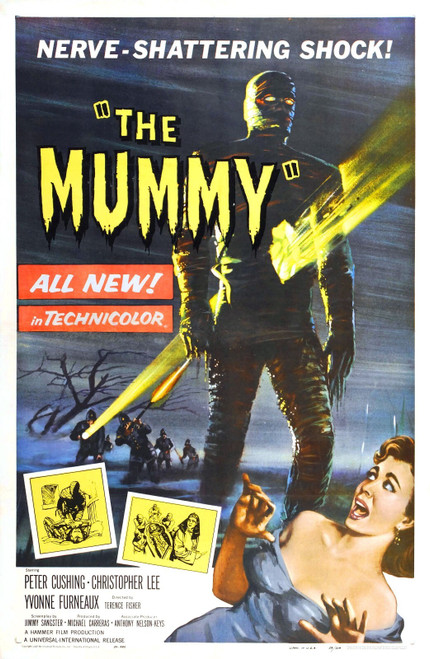Mummy 1959 01 Poster Canvas Movie Film Print A0 A1 A2 A3 A4 A5 A6 Art Wall Decor