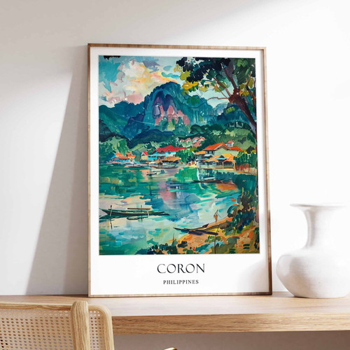 6_Coron Poster, Palawan Poster, Philippines Poster, Asian Poster, Coron Palawan