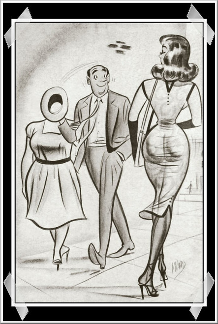bill-ward-0074 Poster Canvas Print Art Painting Decor Reprint wall A0 A1 A2 A3 A