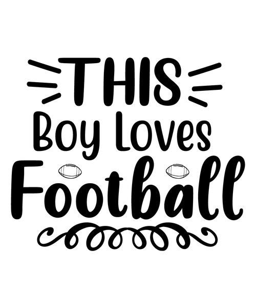This Boy Loves Football-01 Poster Canvas Movie Film Print A0 A1 A2 A3 A4 A5 A6 A