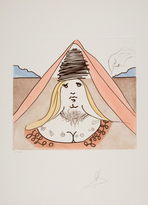 Salvador Dali (1904-1989). The Lady Dulcinea, from Historia de Don Quichotte de