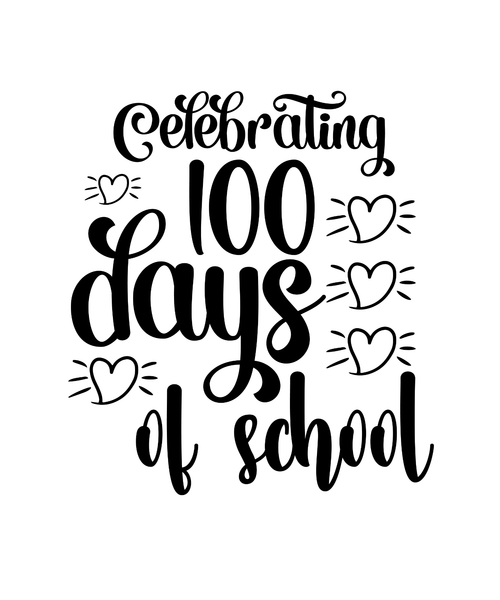 Celebrating 100 Days Of School-01 Poster Canvas Movie Film Print A0 A1 A2 A3 A4