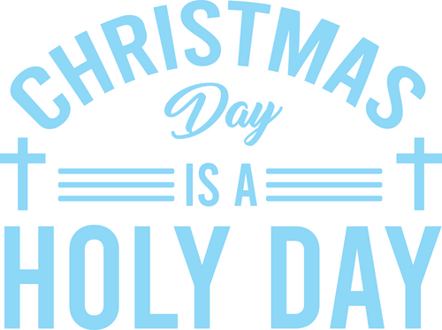 Christmas Day is a Holy Day Poster Canvas Movie Film Print A0 A1 A2 A3 A4 A5 A6