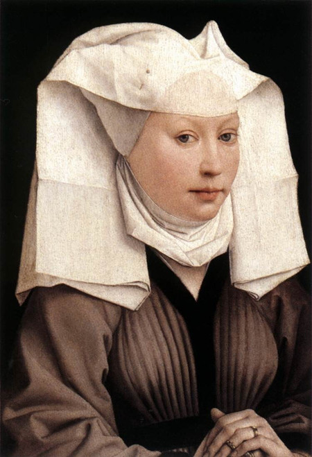 Weyden_Lady_Wearing_a_Gauze_Headdress Poster Canvas Movie Film Print A0 A1 A2 A3