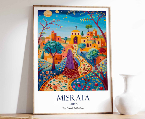 6_Misrata Print, Misrata Travel Poster, Middle East Travel Print, Islamic Decor,