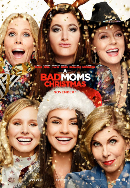 A Bad Moms Christmas (2017)_6 Movie Film Poster Canvas iconic design