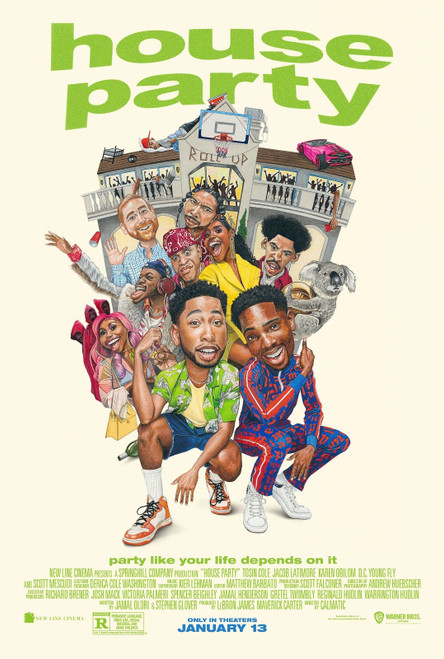 House Party (2023)_0 Movie Film Poster Canvas iconic design