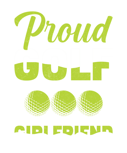 Proud Golf Girlfriend Poster Canvas Movie Film Print A0 A1 A2 A3 A4 A5 A6 Art Wa