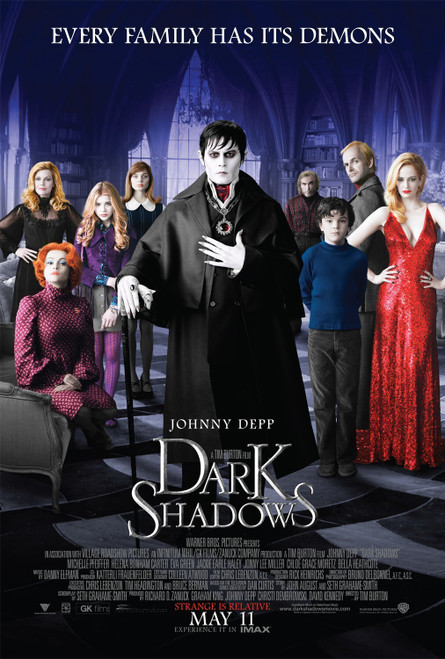 Dark Shadows (2012)_1 Movie Film Poster Canvas iconic design