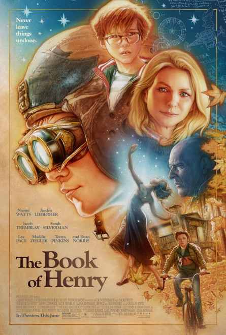 The Book of Henry (2017)_2 Poster Canvas Movie Film Print A0 A1 A2 A3 A4 A5 A6 A