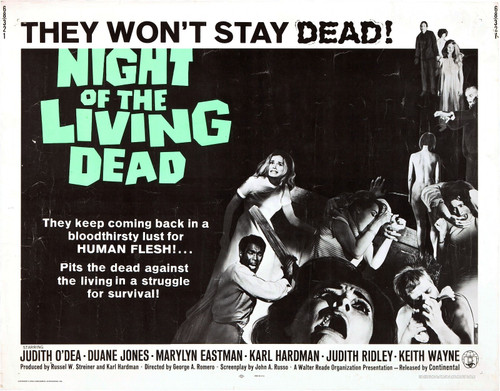 Night Of Living Dead 1968 06 Poster Canvas Movie Film Print A0 A1 A2 A3 A4 A5 A6
