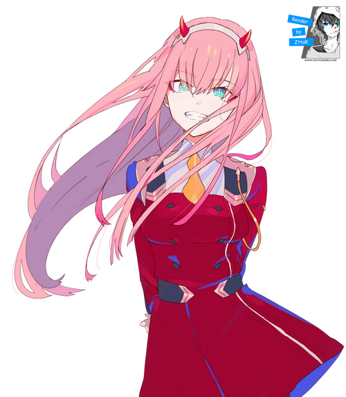 render_zero_two___darling_in_the_franxx__5_by_zttar_dc5owkz-fullview Poster Canv