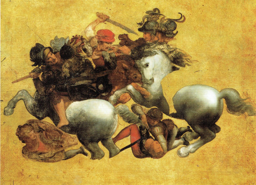 Leonardo da Vinci - Battle of Anghiari after Leonardo ( unknown artist) Art Gall