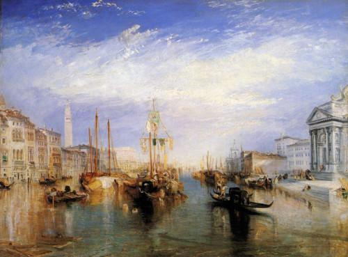 Turner_Joseph_Mallord_William_The_Grand_Canal_Venice Poster Canvas Movie Film Pr