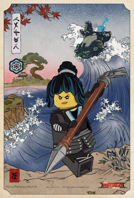 The Lego Ninjago Movie (2017)_23 Poster Canvas Movie Film Print A0 A1 A2 A3 A4 A