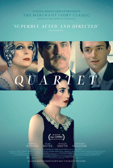 Quartet (1981)_2 Poster Canvas Movie Film Print A0 A1 A2 A3 A4 A5 A6 Art Wall De