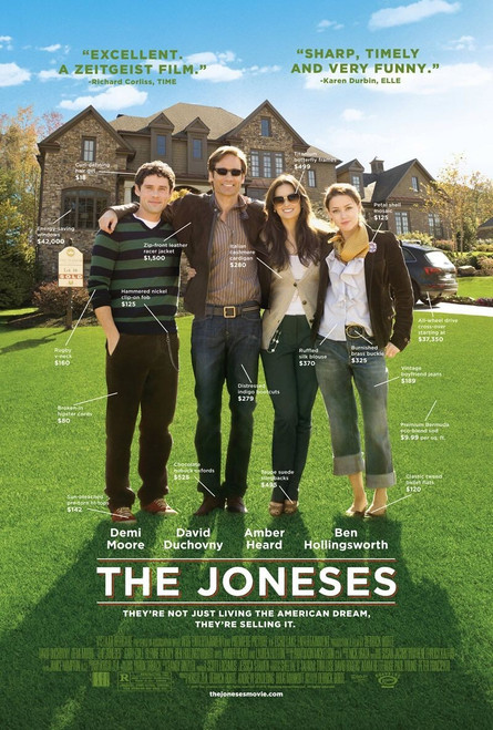 The Joneses (2010)_1 Poster Canvas Movie Film Print A0 A1 A2 A3 A4 A5 A6 Art Wal