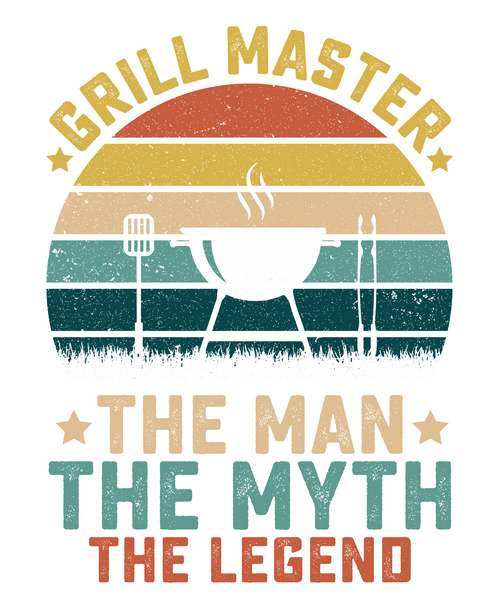 grill-master-the-man-the-myth-the-legend Poster Canvas Movie Film Print A0 A1 A2
