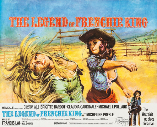 The Legend of Frenchie King (1973)_2 Poster Canvas Movie Film Print A0 A1 A2 A3